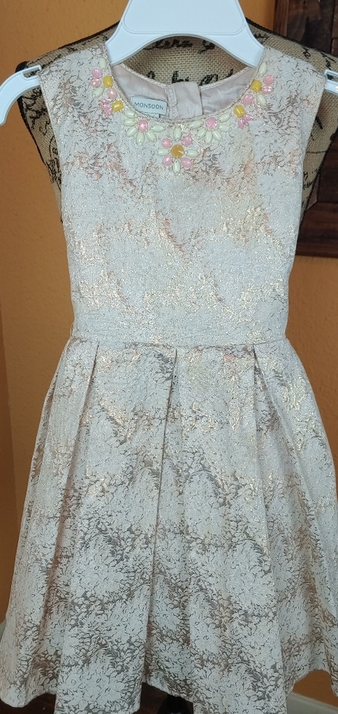 Metallic gold- pink Dress